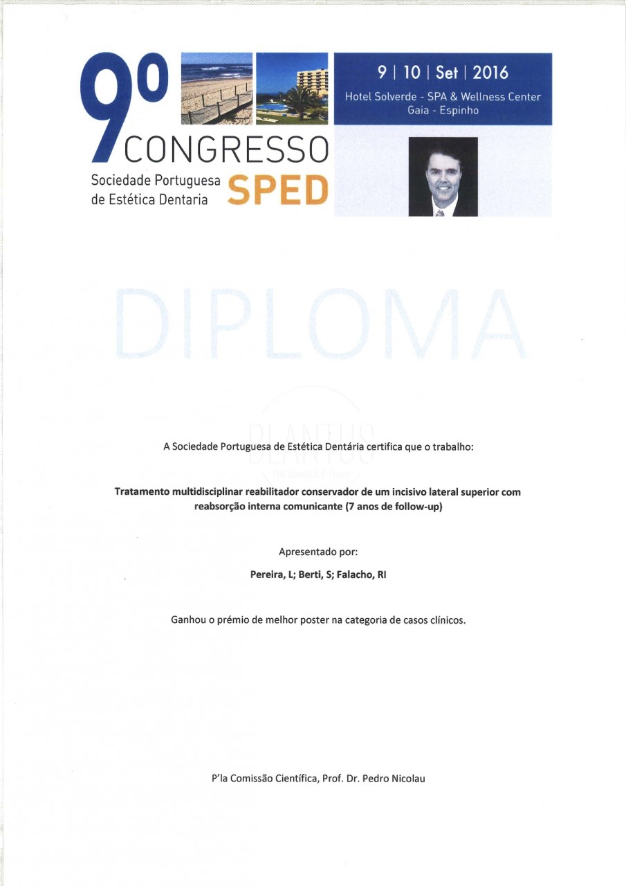 Ganhamos o Prêmio de Melhor Caso Clínico em Congresso Europeu
